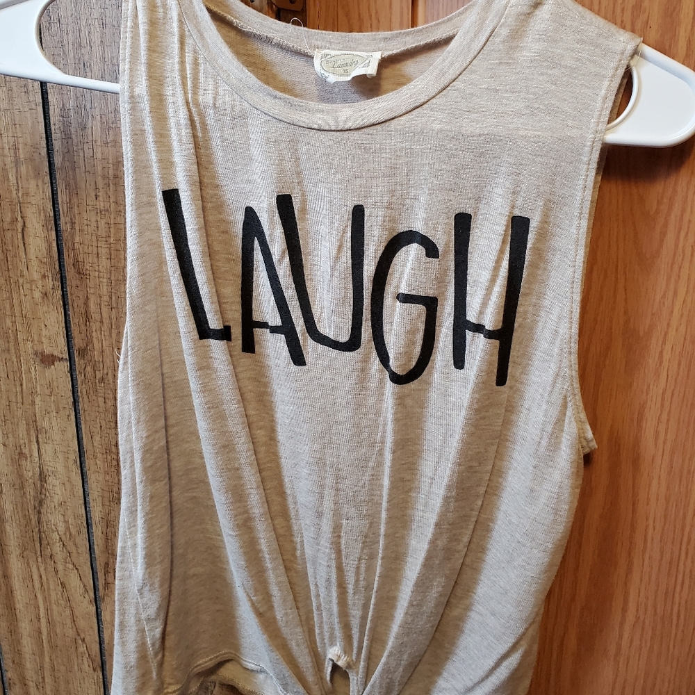 Dirtee Laundry laugh tank top